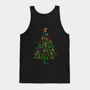 Pi Christmas Tree Tank Top